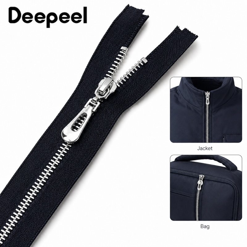 Sewing Front Zipper - 5 قطع 3 # سحاب معدني