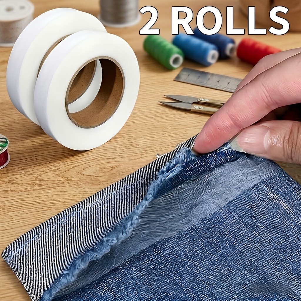 Sewing Hemming - شريط لاصق مزدوج الوجه من القماش