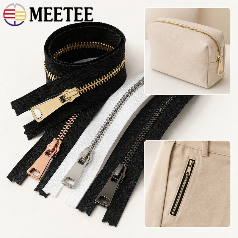 Sewing Front Zipper - ٥ قطع ٥ # سحّابات معدنية