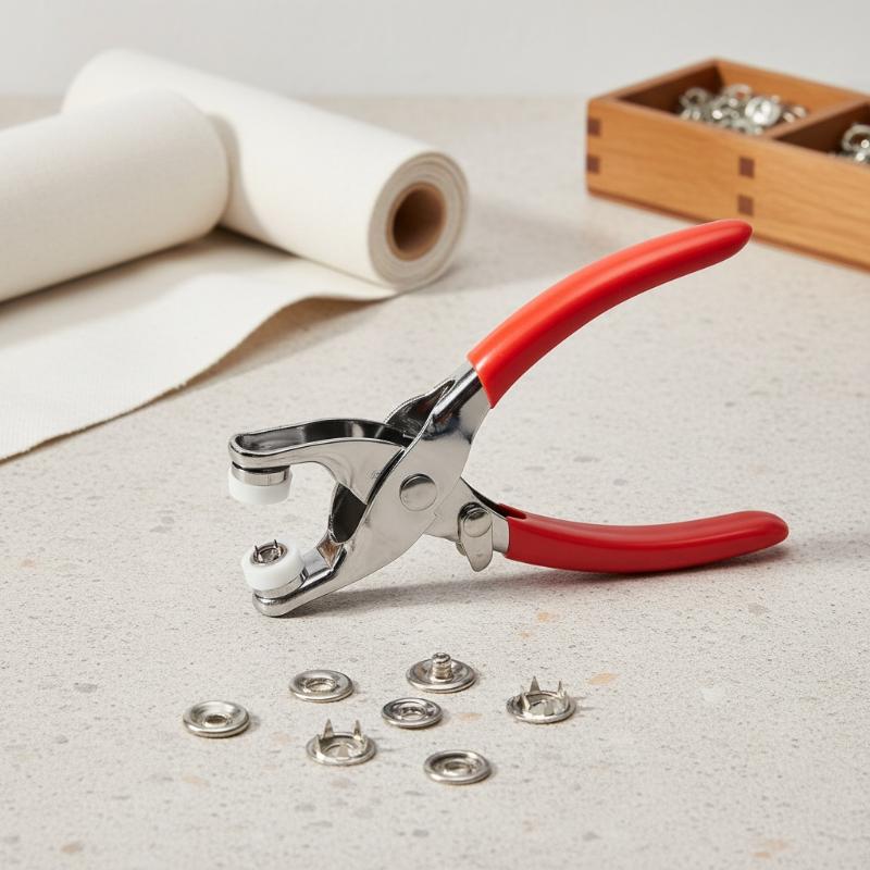 كماشة تطبيق مع 100 قطعة: مجموع - مراجعة Snap Button Plier وسعره