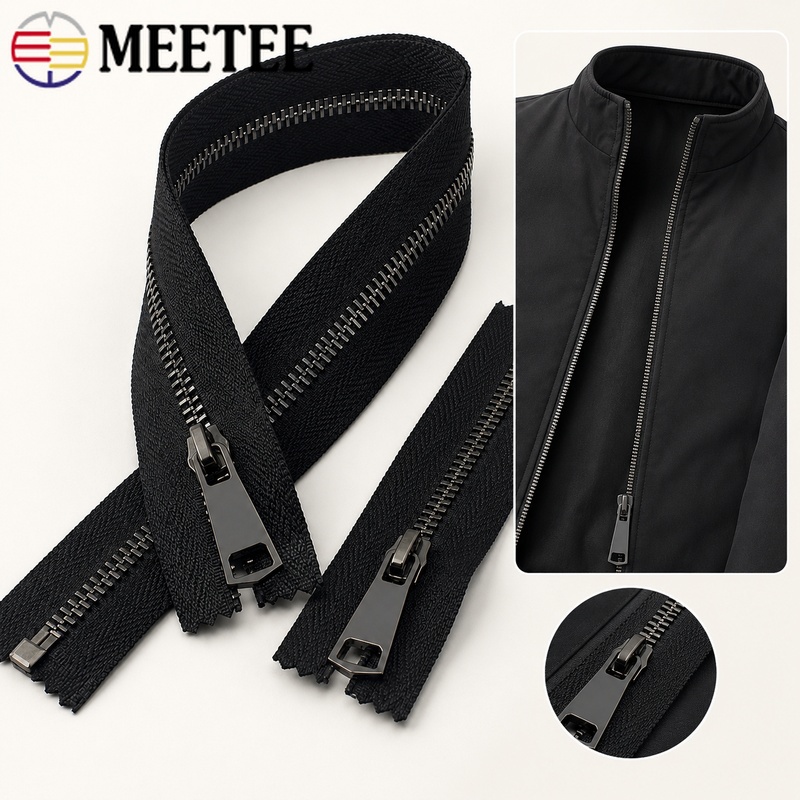 1/5 قطع 5 #   سحاب معدني ذاتي  - مراجعة Sewing Front Zipper وسعره