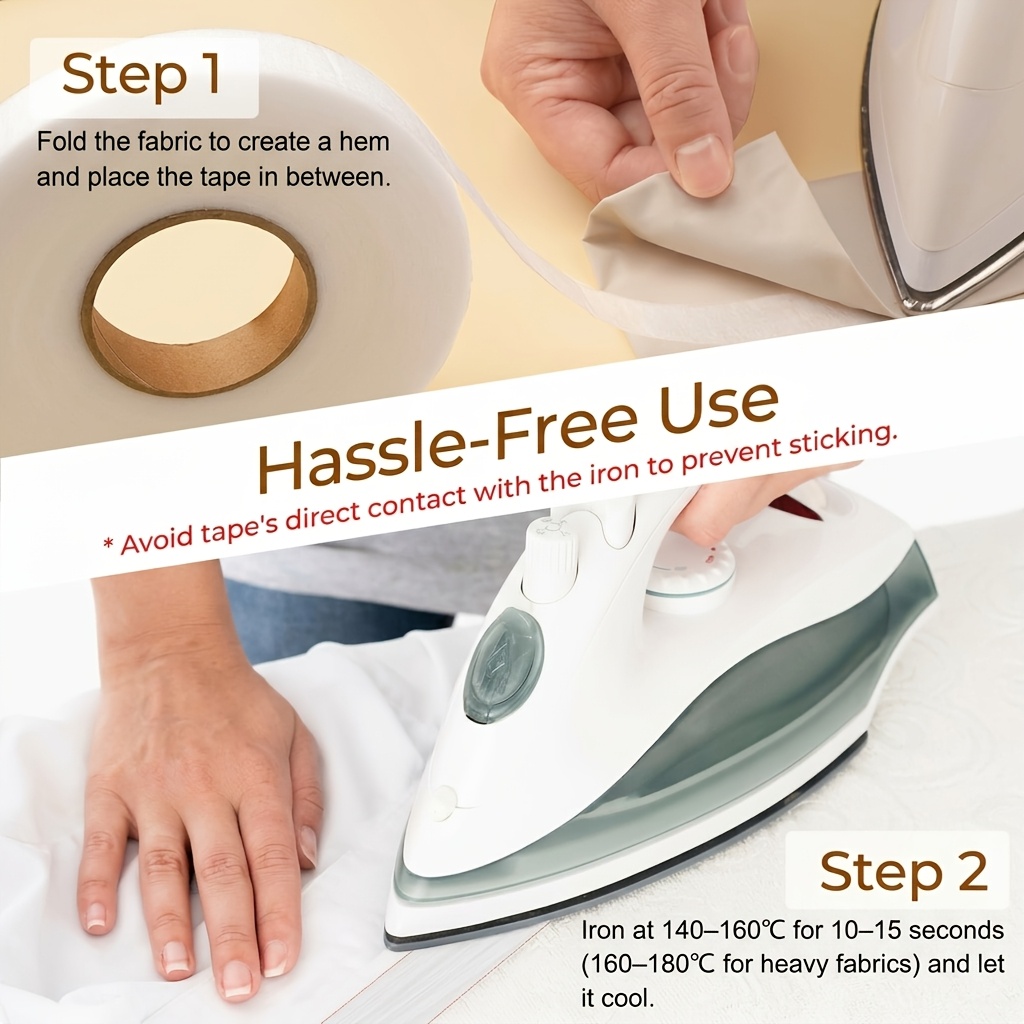 شريط لاصق مزدوج الوجه من القما - مراجعة Sewing Hemming وسعره