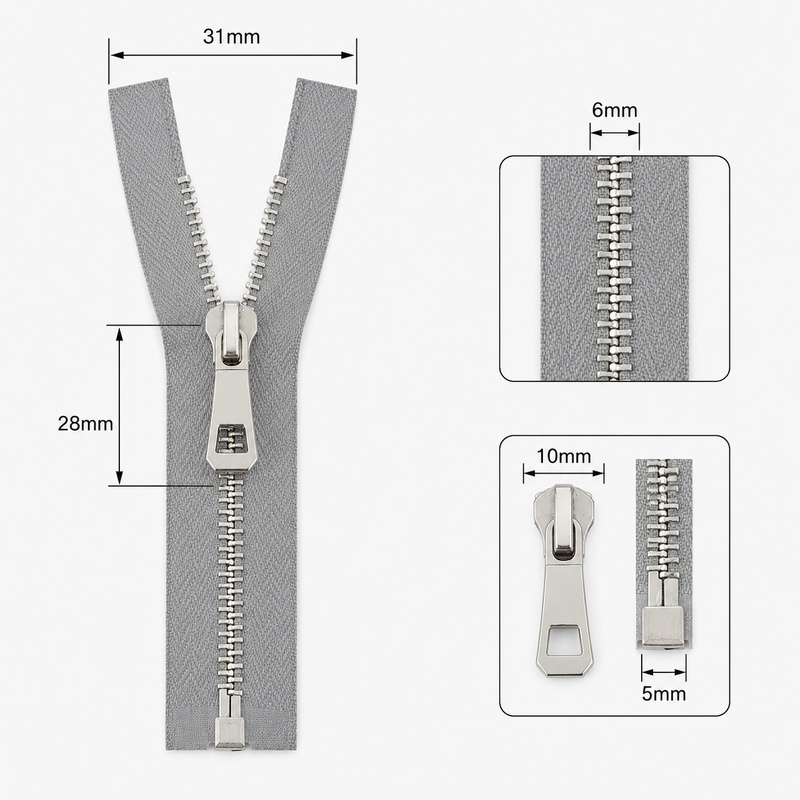 ١/٢/٥ قطع ٥ #   سحاب معدني مفت - مراجعة Sewing Front Zipper وسعره