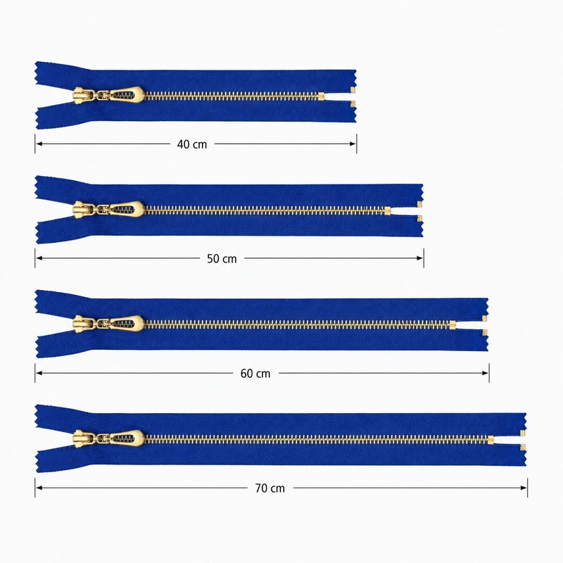 5/10 قطع 40-70 سم 3 #   سحاب م - مراجعة Sewing Front Zipper وسعره