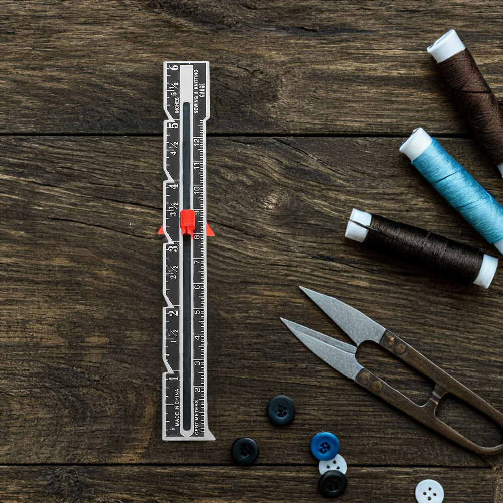 مجموعة مساط قياس الخياطة المري - مراجعة Sewing Gauge Ruler وسعره