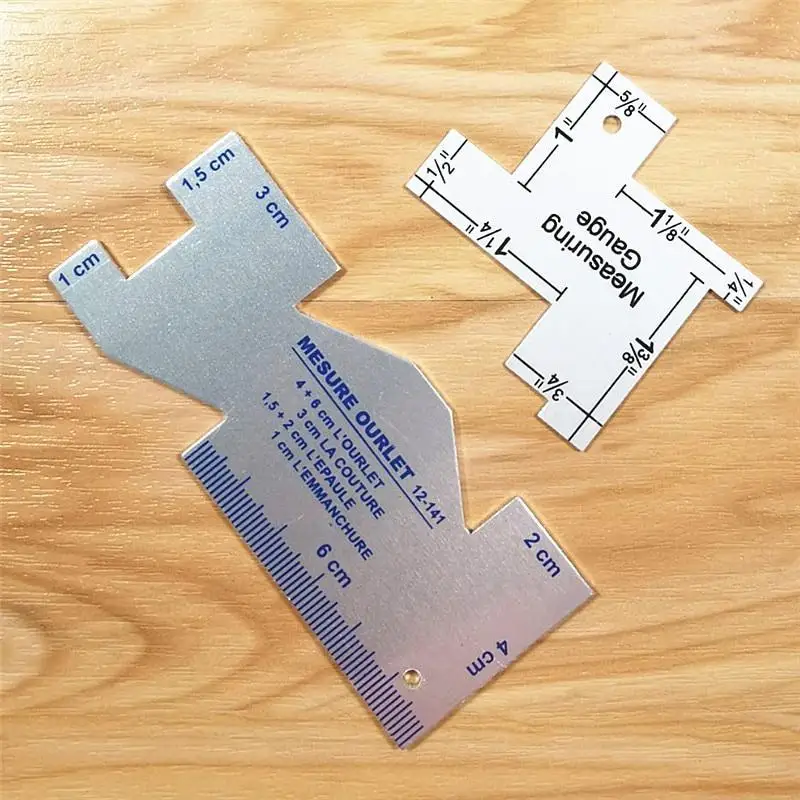 علامة قماش خياط الطباشير والمع - مراجعة Sewing Gauge Ruler وسعره