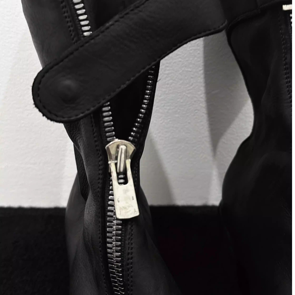 أحذية تشيلسي أنيقة من الجلد ال - مراجعة Sewing Front Zipper وسعره