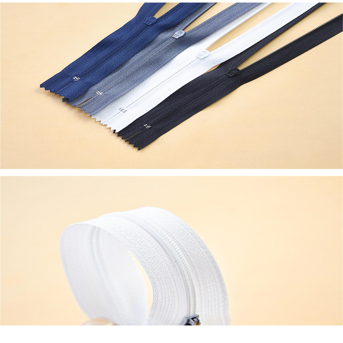 10 قطع # 3 سحابات نايلون مغلقة - مراجعة Sewing Front Zipper وسعره