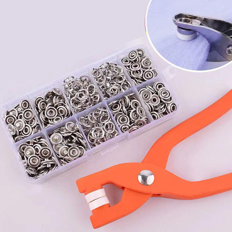 50 قطعة أداة كماشة لتركيب أزرا - مراجعة Snap Button Plier وسعره